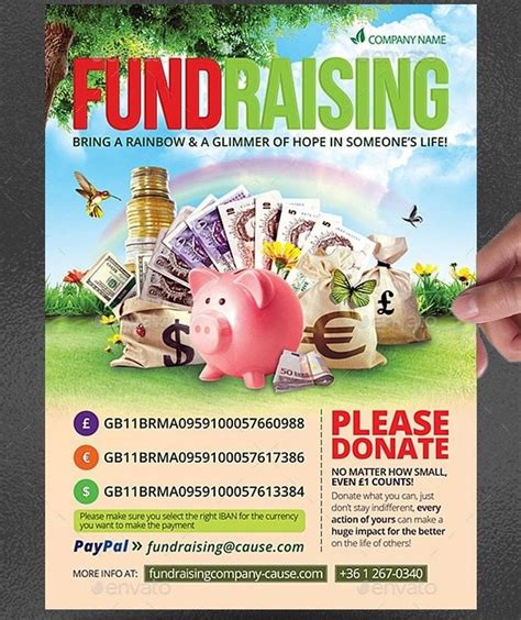 create donation flyer